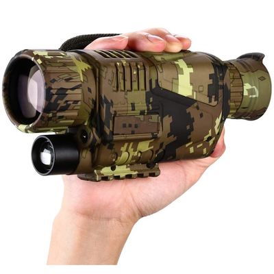 5x8 Night Vision Optics Handheld Monocular Telescope Rechargeable