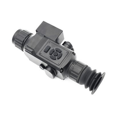 600m IP67 LRF Thermal Rifle Scopes 384x288px IR Gun Thermal Sight